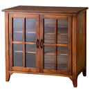 キャビネット 収納 ナチュラル 北欧モダン 木製 天然木 おしゃれ 和 モダン カントリー調 収納棚 ガラス 扉 食器棚 ミニ 小さい 小型 省スペース コンパクト 【納期A】【azm-pm-318】