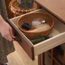 キャビネット 収納 引き出し 食器棚 ミニ 小さい 小型 省スペース コンパクト ナチュラル 北欧モダン 木製 おしゃれ 和 モダン カントリー調 収納棚 ガラス扉 【納期A】【azm-pm-319】