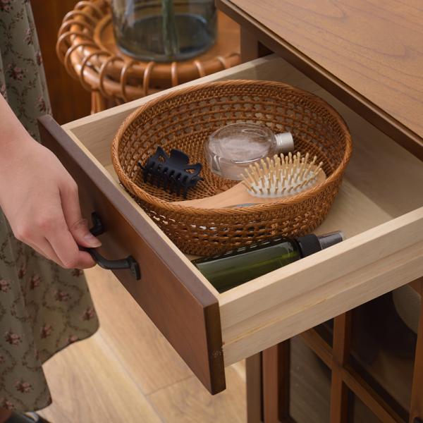 キャビネット 収納 引き出し 食器棚 ミニ 小さい 小型 省スペース コンパクト ナチュラル 北欧モダン 木製 おしゃれ 和 モダン カントリー調 収納棚 ガラス扉 【納期A】【azm-pm-319】