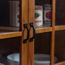 キャビネット 収納 引き出し 食器棚 ミニ 小さい 小型 省スペース コンパクト ナチュラル 北欧モダン 木製 おしゃれ 和 モダン カントリー調 収納棚 ガラス扉 【納期A】【azm-pm-319】