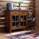 キャビネット 収納 引き出し 食器棚 ミニ 小さい 小型 省スペース コンパクト ナチュラル 北欧モダン 木製 おしゃれ 和 モダン カントリー調 収納棚 ガラス扉 【納期A】【azm-pm-319】