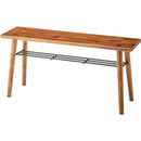 ベンチ 室内 屋内 椅子 腰掛け 玄関 リビング ダイニング 棚 ラック 木製 完成品 おしゃれ 北欧 ナチュラル カントリー カフェ風 シンプル 使いやすい 物置き 【納期A】【azm-pm-321】