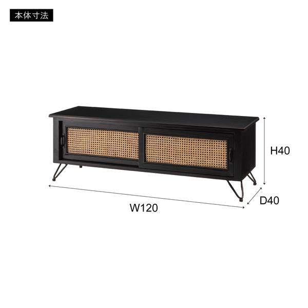 TVボード ロータイプ 120cm おしゃれ 北欧 テレビボード テレビ台 TV台 収納 スライド ドア 扉 目隠し ナチュラル 高級感 ローボード アジアン 棚 リゾート風 【納期A】【azm-pm-335】