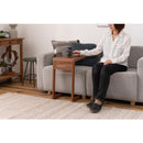 ガラステーブル サイドテーブル ソファサイド ガラス天板 木製 ラタン 籐 センターテーブル 韓国風 インテリア おしゃれ アジアン リゾート風 デザイン 南国 【納期A】【azm-pm-502】