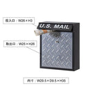 ポスト 玄関 おしゃれ 壁掛け 屋外用 【納期B】【azm-pst-215】