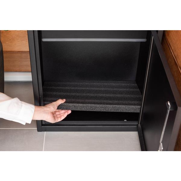 宅配ボックス スリム 宅配BOX 不在ボックス置くだけ 戸建て 置き配 シンプル 大容量 おしゃれ スタイリッシュ 郵便ポスト 郵便受け 玄関 自立式 荷物 受取り 【納期A】【azm-pst-216】