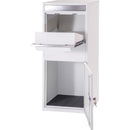 宅配ボックス スリム 宅配BOX 不在ボックス置くだけ 戸建て 置き配 シンプル 大容量 おしゃれ スタイリッシュ 郵便ポスト 郵便受け 玄関 自立式 荷物 受取り 【納期A】【azm-pst-216】