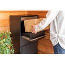 宅配ボックス スリム 宅配BOX 不在ボックス置くだけ 戸建て 置き配 シンプル 大容量 おしゃれ スタイリッシュ 郵便ポスト 郵便受け 玄関 自立式 荷物 受取り 【納期A】【azm-pst-216】