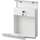 ポスト 玄関ポスト 郵便受け 郵便ポスト おしゃれ シンプル 壁付け ネジ スタイリッシュ 北欧 中身 確認 見える 門柱 エントランス 一軒家 戸建て カジュアル 【納期B】【azm-pst-217】