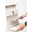 ポスト 玄関ポスト 郵便受け 郵便ポスト おしゃれ シンプル 壁付け ネジ スタイリッシュ 北欧 中身 確認 見える 門柱 エントランス 一軒家 戸建て カジュアル 【納期B】【azm-pst-217】