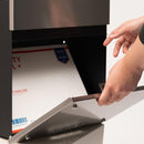 ポスト 玄関ポスト 郵便受け 郵便ポスト おしゃれ シンプル 壁付け ネジ スタイリッシュ シルバー ブラック 銀色 黒 モダン アーバン 北欧 門柱 一軒家 戸建て 【納期B】【azm-pst-218】