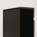 ポスト 玄関ポスト 郵便受け 郵便ポスト おしゃれ シンプル 壁付け ネジ スタイリッシュ シルバー ブラック 銀色 黒 モダン アーバン 北欧 門柱 一軒家 戸建て 【納期B】【azm-pst-218】