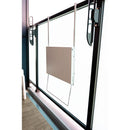 テーブル ベランダ テラス 折りたたみ 折り畳み 簡易 引っ掛け スリム コンパクト バルコニー 屋上 デスク 棚 黒系 ブラック ダークグレー ホワイト 白 スチール 【納期B】【azm-pt-203】