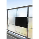 テーブル ベランダ テラス 折りたたみ 折り畳み 簡易 引っ掛け スリム コンパクト バルコニー 屋上 デスク 棚 黒系 ブラック ダークグレー ホワイト 白 スチール 【納期B】【azm-pt-203】