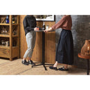 ハイテーブル バーテーブル おしゃれ カウンターテーブル 円形 丸型 60cm スチール製 金属 スタイリッシュ 無骨 黒 ブラック グレー レッド 赤 【納期A】【azm-pt-332】