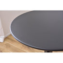 ハイテーブル バーテーブル おしゃれ カウンターテーブル 円形 丸型 60cm スチール製 金属 スタイリッシュ 無骨 黒 ブラック グレー レッド 赤 【納期A】【azm-pt-332】