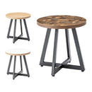 センターテーブル 円形 40×40cm リビングテーブル ローテーブル モダン おしゃれ スタイリッシュ 北欧 ナチュラル カントリー サイドテーブル 丸型 木目 天板 【納期B】【azm-pt-334】