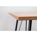 ダイニングテーブル 4人 サイズ 150×80cm 四人掛け おしゃれ 北欧 ナチュラル カントリー 木目 天板 アイアン 金属 脚 黒 ブラック インダストリアル カフェ風 【納期A】【azm-pt-338】