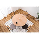 ダイニングテーブル 4人 サイズ 円形 丸型 約100cm 直径 ラウンドテーブル サークル 四人掛け おしゃれ 北欧 ナチュラル カントリー インダストリアル カフェ風 【納期A】【azm-pt-339】