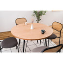 ダイニングテーブル 4人 サイズ 円形 丸型 約100cm 直径 ラウンドテーブル サークル 四人掛け おしゃれ 北欧 ナチュラル カントリー インダストリアル カフェ風 【納期A】【azm-pt-339】