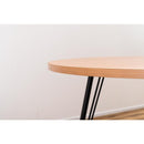 ダイニングテーブル 4人 サイズ 円形 丸型 約100cm 直径 ラウンドテーブル サークル 四人掛け おしゃれ 北欧 ナチュラル カントリー インダストリアル カフェ風 【納期A】【azm-pt-339】