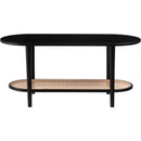 センターテーブル リビング ローテーブル 収納 ラック 棚板 白 ホワイト 黒 ブラック 天板 楕円形 おしゃれ 北欧 ナチュラル モダン インテリア アート デザイン 【納期B】【azm-pt-472】