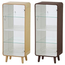 ショーケース コレクションケース 木製 フィギュア 強化ガラス 【納期A】【azm-pt-612】