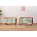 コレクションケース 棚 ガラス 木製 横長 シェルフ 収納棚 ディスプレイケース ラック コレクションボード 浅型 ロータイプ 北欧 おしゃれ ディスプレイラック 【納期A】【azm-pt-613】