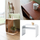 サイドテーブル コの字 おしゃれ 北欧 木製 収納 ローサイドテーブル ベッド 横 ソファ 棚 ラック 【納期A】【azm-pt-615】