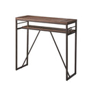 カウンターテーブル スリム 細い コンパクト レトロ 北欧 おしゃれ 【納期A】【azm-pt-782bk】