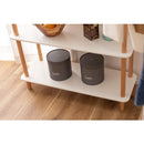 ラック 棚 収納 4段 白 ホワイト 木製 脚 支柱 飾り棚 オープンラック 韓国 おしゃれ 北欧 ナチュラル カフェ シンプル 使いやすい 高さ調節 変更 調節 幅80cm 【納期A】【azm-pt-977】