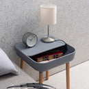 サイドテーブル 収納 スペース 天板 取り外し ベッドサイド ソファサイド リビング 寝室 ダイニング 玄関 書斎 インテリア テーブル 小型 ミニ 黄色 白 【納期B】【azm-pt-980】