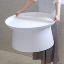 カフェテーブル ラウンドテーブル 70cm 円 丸型 サイドテーブル ローテーブル モダン おしゃれ アート スタイリッシュ インテリア 白 ホワイト イエロー 黄色 【納期A】【azm-pt-982】