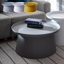 カフェテーブル ラウンドテーブル 70cm 円 丸型 サイドテーブル ローテーブル モダン おしゃれ アート スタイリッシュ インテリア 白 ホワイト イエロー 黄色 【納期A】【azm-pt-982】