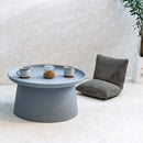 カフェテーブル ラウンドテーブル 70cm 円 丸型 サイドテーブル ローテーブル モダン おしゃれ アート スタイリッシュ インテリア 白 ホワイト イエロー 黄色 【納期A】【azm-pt-982】