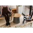 センターテーブル 円形 約50cm リビングテーブル ローテーブル モダン おしゃれ スタイリッシュ サイドテーブル 丸型 インテリア デザイン 木目 天板 【納期A】【azm-pt-990】