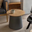 センターテーブル 円形 約50cm リビングテーブル ローテーブル モダン おしゃれ スタイリッシュ サイドテーブル 丸型 インテリア デザイン 木目 天板 【納期A】【azm-pt-990】