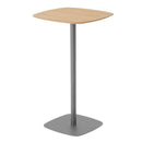 カウンターテーブル ハイテーブル 60×60cm 高さ 約100cm シンプル 北欧 ナチュラル 木目 天板 スチール 脚 おしゃれ スタイリッシュ モダン グレー 白 ホワイト 【納期A】【azm-pt-994】