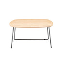 センターテーブル シンプル スタイリッシュ 80×80cm 長方形 スリム フォルム リビング テーブル 北欧 カントリー モダン ナチュラル デザイン 木目 白 黒 【納期A】【azm-pt-995】