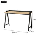 デスク 机 木製 黒 ブラック 白 ホワイト スタイリッシュ モダン アーバン 都会的 かっこいい おしゃれ 北欧 シンプル 作業台 パソコンテーブル PCデスク 【納期A】【azm-pt-997】