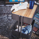 ワゴン キャスター付き キャスター サイドワゴン 収納ボックス 工具入れ ガーデン ガレージ 倉庫 北欧 【納期A】【azm-pw-404gy】