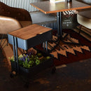 ワゴン キャスター付き キャスター サイドワゴン 収納ボックス 工具入れ ガーデン ガレージ 倉庫 北欧 【納期A】【azm-pw-404gy】