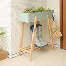 プランタースタンド プランター スタンド ラック 観葉植物 土台 フレーム 装飾台 飾り 棚 収納 ナチュラル 北欧 かわいい 天然木製 玄関 ガーデニング シンプル 【納期B】【azm-pw-51】