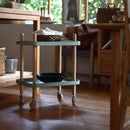 サイドラック サイドワゴン サイドテーブル キャスター付き キッチンワゴン ベッドサイド ソファサイド 2段 北欧 マルチワゴン ナイトテーブル トレー 収納棚 【納期B】【azm-pw-52】