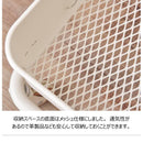 ハンガーラック おしゃれ 北欧 スリム 幅50cm ハンガーワゴン キャスター付き 収納付き 収納棚 ロング 大きい コート ワンピース ハンガーポール メッシュ棚 【納期B】【azm-pw-55】