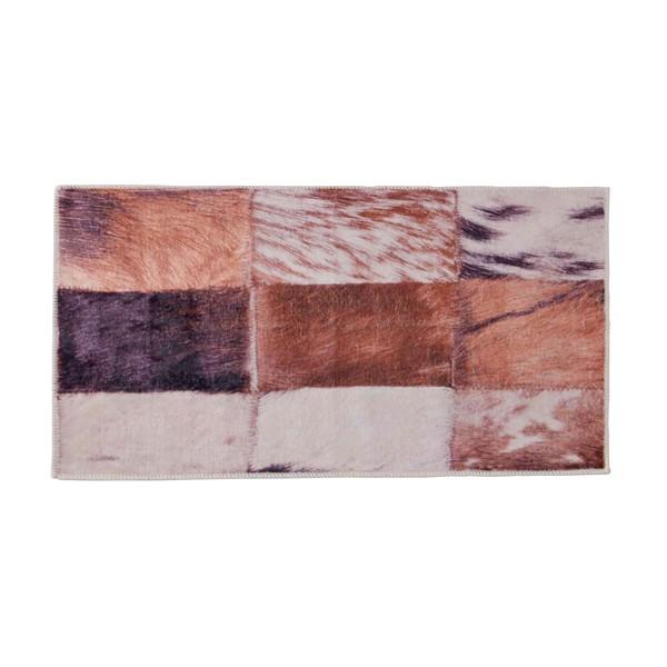 ラグ マット 玄関 50×80cm パッチワーク風 【納期B】【azm-rg-11】
