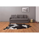 ラグ 牛柄 ウシ うし カウ cow 黒 ブラック 茶色 ブラウン おしゃれ ラグマット 床材 カーペット マット 玄関 リビング デザイン リアル インテリア アクセント 【納期B】【azm-rg-15】