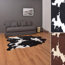 ラグ 牛柄 ウシ うし カウ cow 黒 ブラック 茶色 ブラウン おしゃれ ラグマット 床材 カーペット マット 玄関 リビング デザイン リアル インテリア アクセント 【納期B】【azm-rg-15】