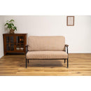 ソファ 二人掛け 2人用 椅子 肘掛け 背もたれ おしゃれ かわいい チェック 柄 北欧 ボリューム 厚み クッション性 北欧 カジュアル コンパクト 脚 アジャスター 【納期A】【azm-rkc-102】