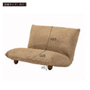 座椅子 おしゃれ コンパクト リクライニング ワイド 幅広 一人掛け 1人用 リクライニング カックンリクライナー フロアチェアー 椅子 折りたたみ 折り畳み 脚付 【納期B】【azm-rkc-185】